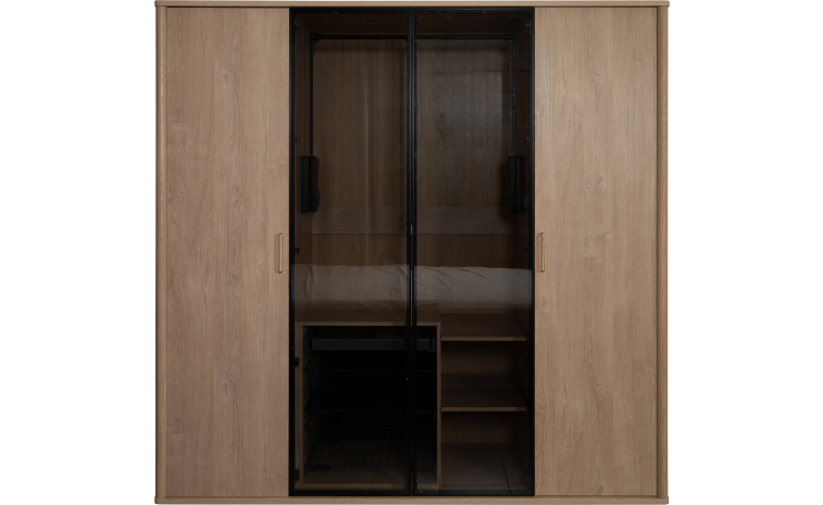 Шкаф для одежды 4д «Поинт» БМ2.665.1.08-01 - дуб мадура