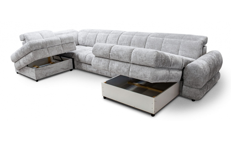 Угловой диван «Россини» (4АL/R.90.20М.8МR/L) - ткань