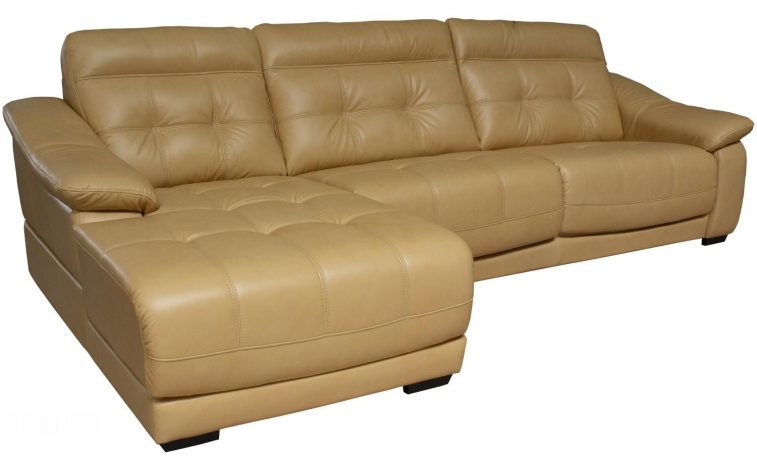 Угловой диван «Мирано» (3mL/R8mR/L) - промо - натуральная кожа