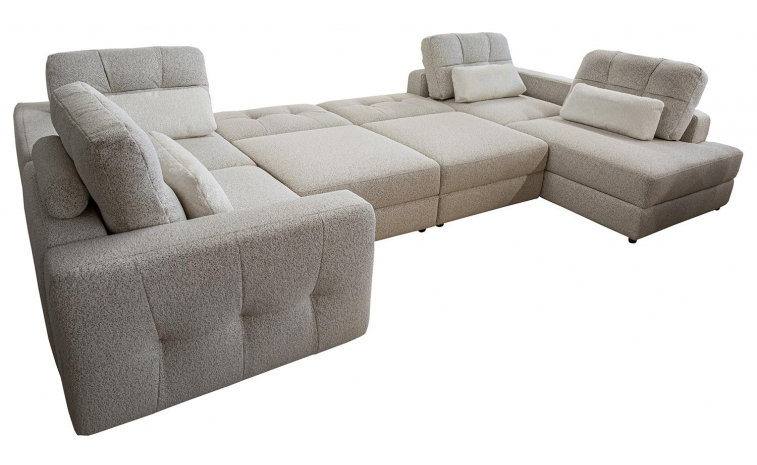 Угловой диван «Мелдон» (1L.90.10M.10M.90.4R) - ткань