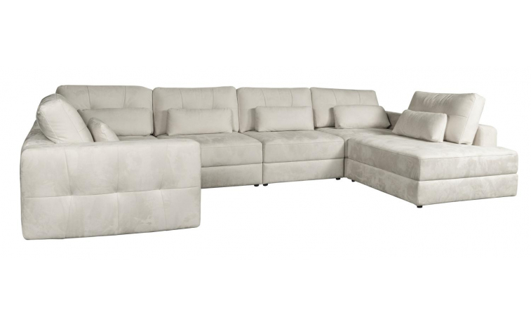 Угловой диван «Мелдон» (1L.90.10M.10M.90.4R) - ткань