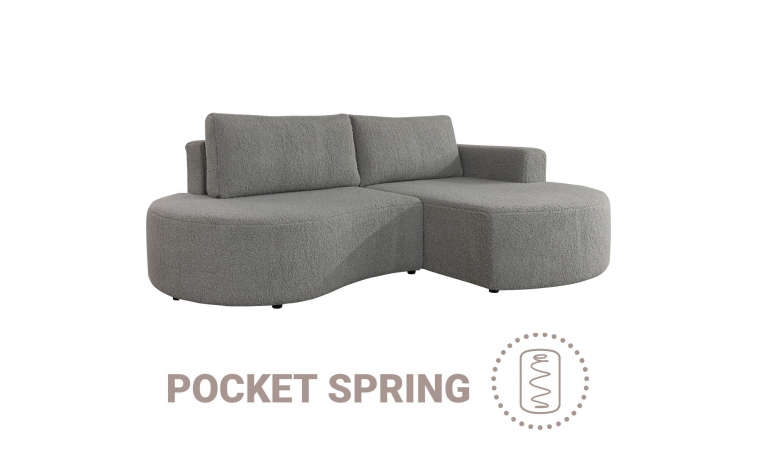 Угловой диван «Роджер» (2мL/R6R/L) - промо - ткань