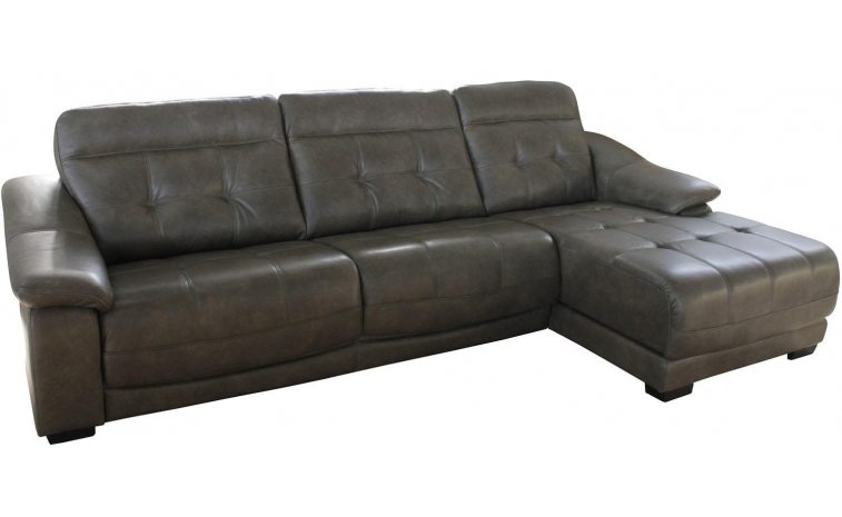 Угловой диван «Мирано» (3mL/R8mR/L) - натуральная кожа