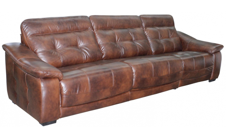 4-х местный диван «Мирано» (3mL/R.1R/L) - промо - натуральная кожа