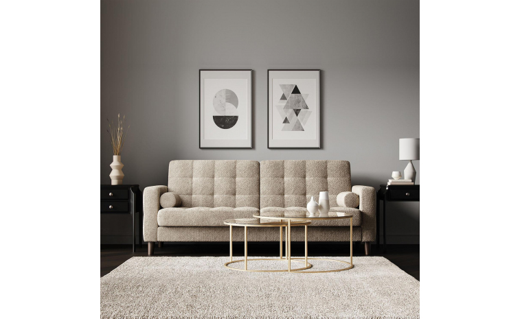 3-х местный диван «Бэк-2 Люкс» (3м) - sale - ткань